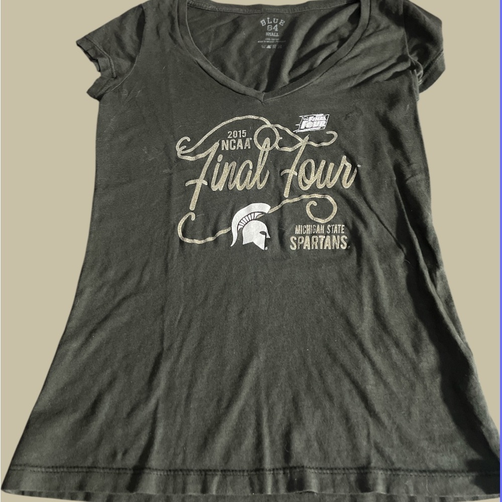 Blue 84 Women's Black NCAA Commemorative Final Four Tee- Size Small